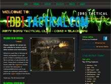 Tablet Screenshot of dbtactical.clanservers.com